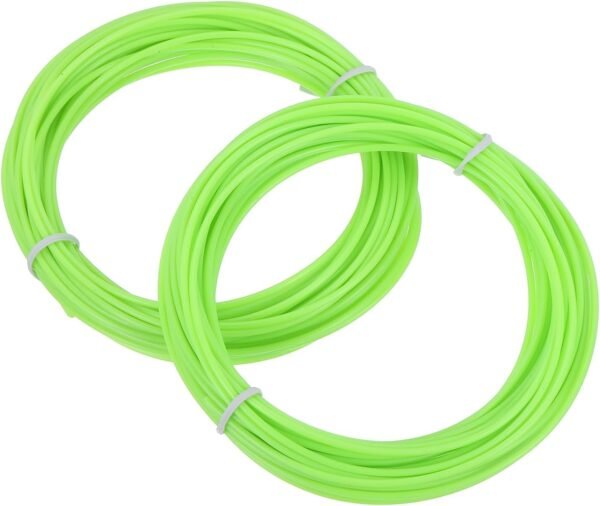 MECCANIXITY 2 Pcs 3D Pen Filament, 1.75mm Dia 33ft Length PLA 3D Printing Pen Filament Refills for 1.75mm 3D Printing Pen, Fluorescent Green