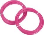 MECCANIXITY 2 Pcs 3D Pen Filament, 1.75mm Dia 33ft Length PLA 3D Printing Pen Filament Refills for 1.75mm 3D Printing Pen, Rose Red