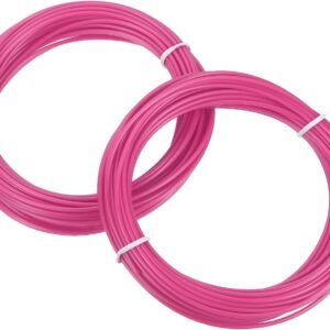 MECCANIXITY 2 Pcs 3D Pen Filament, 1.75mm Dia 33ft Length PLA 3D Printing Pen Filament Refills for 1.75mm 3D Printing Pen, Rose Red