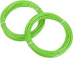 MECCANIXITY 2 Pcs 3D Pen Filament, 1.75mm Dia 33ft Length PLA 3D Printing Pen Filament Refills for 1.75mm 3D Printing Pen, Green