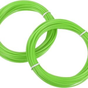 MECCANIXITY 2 Pcs 3D Pen Filament, 1.75mm Dia 33ft Length PLA 3D Printing Pen Filament Refills for 1.75mm 3D Printing Pen, Green