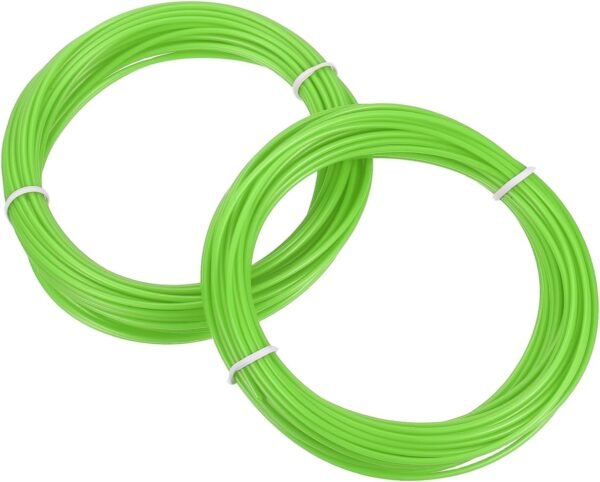 MECCANIXITY 2 Pcs 3D Pen Filament, 1.75mm Dia 33ft Length PLA 3D Printing Pen Filament Refills for 1.75mm 3D Printing Pen, Green