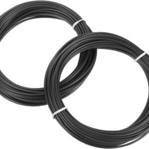 MECCANIXITY 2 Pcs 3D Pen Filament, 1.75mm Dia 33ft Length PLA 3D Printing Pen Filament Refills for 1.75mm 3D Printing Pen, Black