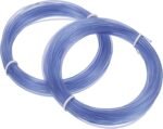 MECCANIXITY 2 Pcs 3D Pen Filament, 1.75mm Dia 33ft Length PLA 3D Printing Pen Filament Refills for 1.75mm 3D Printing Pen, Transparent Blue