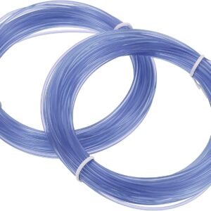 MECCANIXITY 2 Pcs 3D Pen Filament, 1.75mm Dia 33ft Length PLA 3D Printing Pen Filament Refills for 1.75mm 3D Printing Pen, Transparent Blue