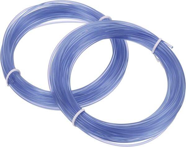 MECCANIXITY 2 Pcs 3D Pen Filament, 1.75mm Dia 33ft Length PLA 3D Printing Pen Filament Refills for 1.75mm 3D Printing Pen, Transparent Blue