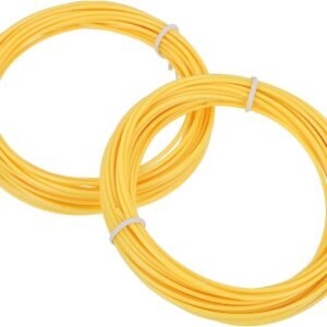MECCANIXITY 2 Pcs 3D Pen Filament, 1.75mm Dia 33ft Length PLA 3D Printing Pen Filament Refills for 1.75mm 3D Printing Pen, Yellow