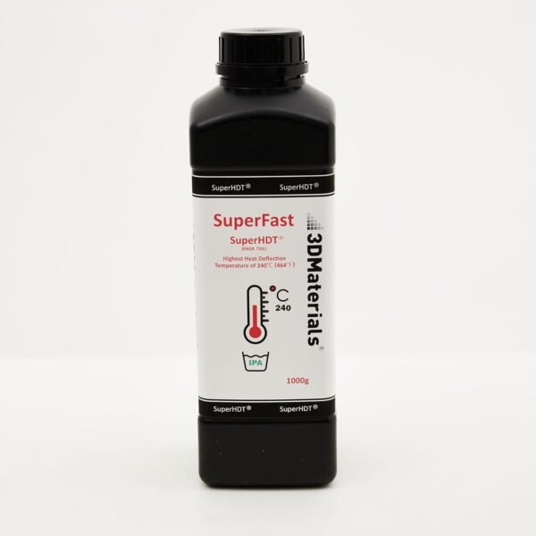 SuperHDT 3D Printer Resin, Highest Heat Deflection Temperature 464°F, Made in Korea by 3DMaterials (1000g, Amber) - Image 8