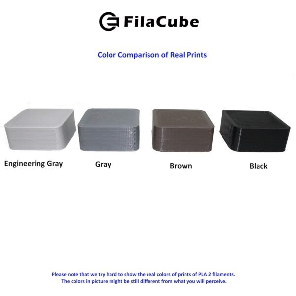 Dark/Deep Brown(Coffee/Chocolate) 1.75mm PLA 3D Printer Filament - 1kg FilaCube PLA 2 1.75 mm Plastic 3-D Printing Filament Supplies Pack 3D Pen Filament Refills [Made in USA] Plus Pro tan PLA+ - Image 6