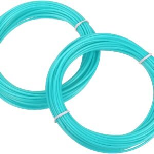 MECCANIXITY 2 Pcs 3D Pen Filament, 1.75mm Dia 33ft Length PLA 3D Printing Pen Filament Refills for 1.75mm 3D Printing Pen, Blue Green