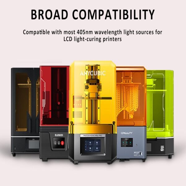 Macaroon Resin for UV Curing 405nm Photopolymer LCD DLP 3D Printing Resin High Precision Low Shrinkage Excellent Fluidity Fast Print Low Odor High Hardness 1KG Pink - Image 6