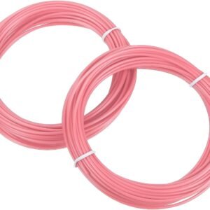 MECCANIXITY 2 Pcs 3D Pen Filament, 1.75mm Dia 33ft Length PLA 3D Printing Pen Filament Refills for 1.75mm 3D Printing Pen, Orange Red