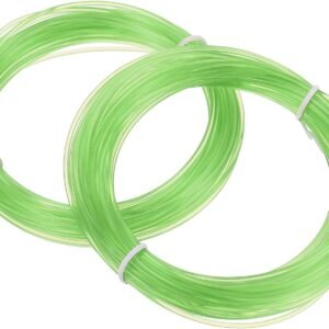 MECCANIXITY 2 Pcs 3D Pen Filament, 1.75mm Dia 33ft Length PLA 3D Printing Pen Filament Refills for 1.75mm 3D Printing Pen, Transparent Green