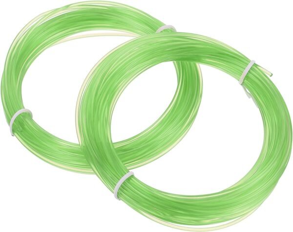 MECCANIXITY 2 Pcs 3D Pen Filament, 1.75mm Dia 33ft Length PLA 3D Printing Pen Filament Refills for 1.75mm 3D Printing Pen, Transparent Green