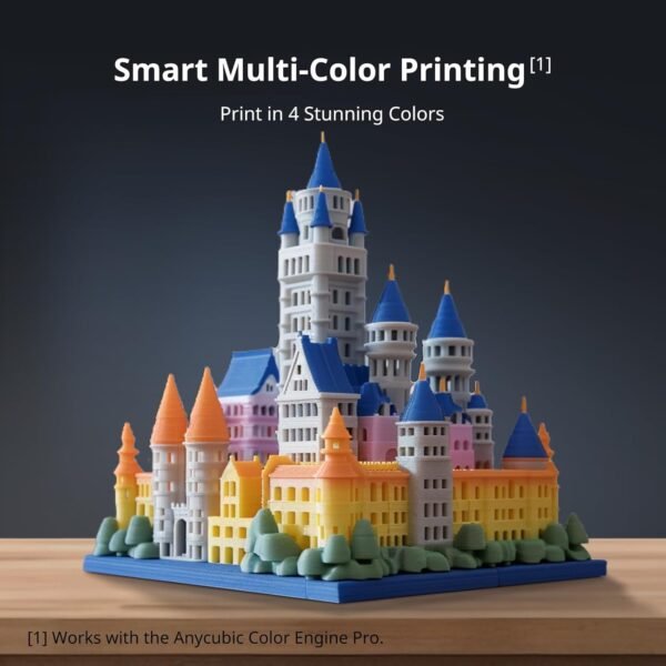 (Bundle Anycubic Kobra 3 Combo) Anycubic Multi Color 3D Printer, 600mm/s Max High Speed Support Multicolor Pringting - Image 4