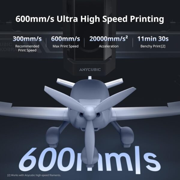 (Bundle Anycubic Kobra 3 Combo) Anycubic Multi Color 3D Printer, 600mm/s Max High Speed Support Multicolor Pringting - Image 5