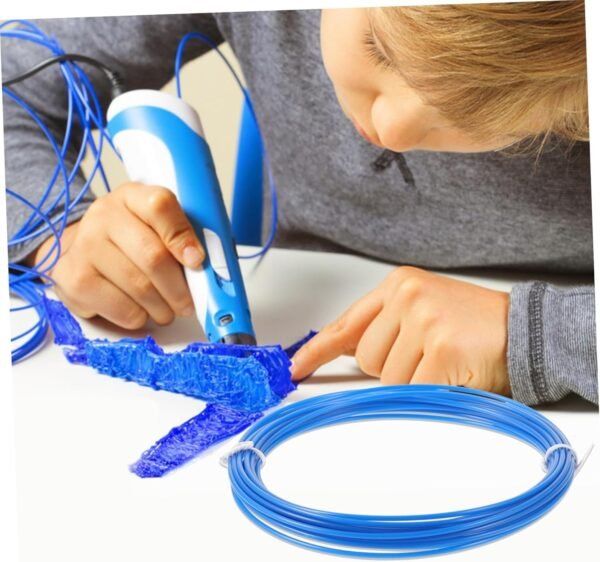 HEALLILY Pen Filament Abs 5m Filament for 3D Printing Pen Pla Low Shrinkage for 3D Objects Random - Image 3