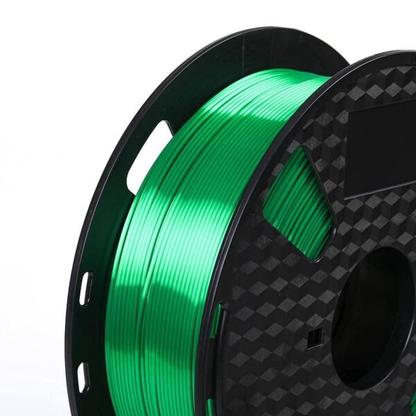 CC3D Silk Jade Green PLA Filament 1.75mm 1KG 3D Printer Filament Spool FDM 3D Printing Material Silky Shiny Metallic PLA Green Metal Glossy Filament - Image 6