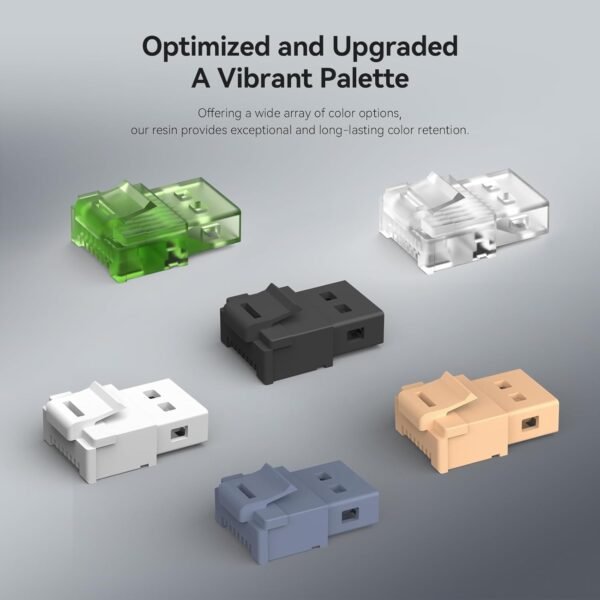 ANYCUBIC ABS-Like Resin Pro 2 Bundle, Upgraded 8K 3D Printer Resin with Enhanced Strength and Toughness, Wide Compatibility for All LCD Resin 3D Printers (4Packs*1kg Grey, 4kg in Total) - Image 6