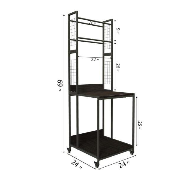 3D Printer Stand with Double Layer 3D Printer Filament Storage Rack, TR22 Heavy Duty Mobile Printer Table with Wheels for Studio Office Storage and Organization - Image 6