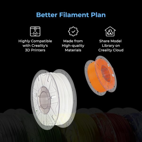 Creality Hyper PLA Filament 1.75mm, RFID 3D Printer Filament for High-Speed Printing up to 600mm/s, ±0.03mm Accuracy, 1KG/Spool (2.2lbs), 3D Printing Filament for Most 3D Printers (Grey) - Image 8