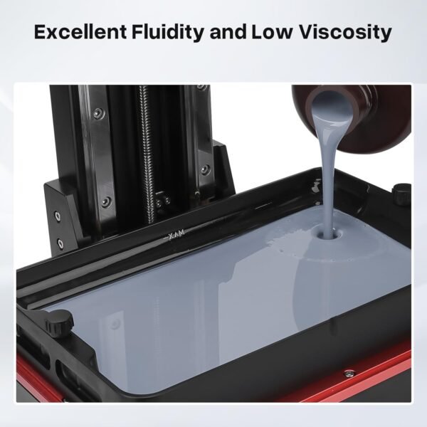ELEGOO Standard LCD 3D Printer Resin, Fast UV-Curing 3D 405nm UV Resin Photopolymer Resin for High Precision Rapid LCD 3D Printing Beige 2000G - Image 3