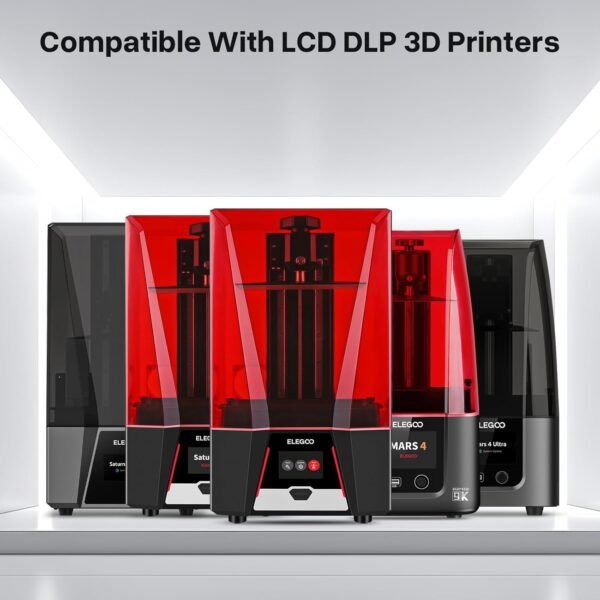 ELEGOO Standard LCD 3D Printer Resin, Fast UV-Curing 3D 405nm UV Resin Photopolymer Resin for High Precision Rapid LCD 3D Printing Beige 2000G - Image 6