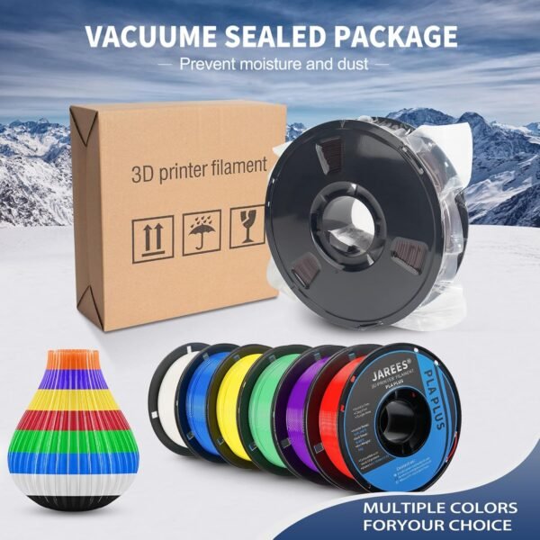 PLA Filament 1.75mm Merlot Maroon 1KG, Clog-Free 3D Printer Filament Dimensional Accuracy +/- 0.02mm,High Speed Printing 1kg Spool(2.2lbs) 3D Printing Filament Fits for Most FDM 3D Printer - Image 7