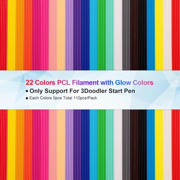 3D Printing Pen, 3D Printing Pen Filament Refills, 2.5mm Colorful 3D Drawing Pen Refill Filament Bundle, 3D Pen for 3D Printing Pens - Image 6