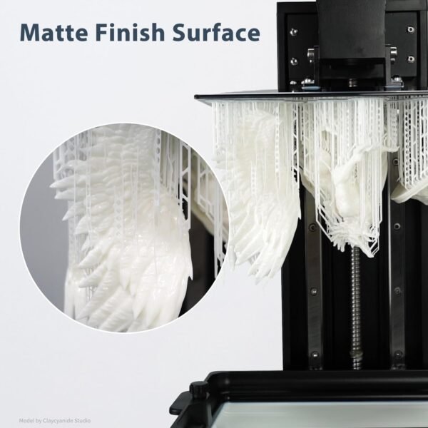FUNCECOL 3D Printer Resin, High Precision & Opaque Appearance, Easy to Use for 405nm UV-Curing LCD/DLP/MSLA Resin Printers, 8K Standard 3D Printing Resin 1000g - White - Image 3