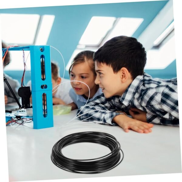 10m Abs Pen Filament Refills Each Shrinkage Compatible with Standard Printers for Creative Projects Black - Image 7