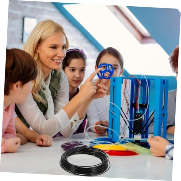 10m Abs Pen Filament Refills Each Shrinkage Compatible with Standard Printers for Creative Projects Black - Image 8