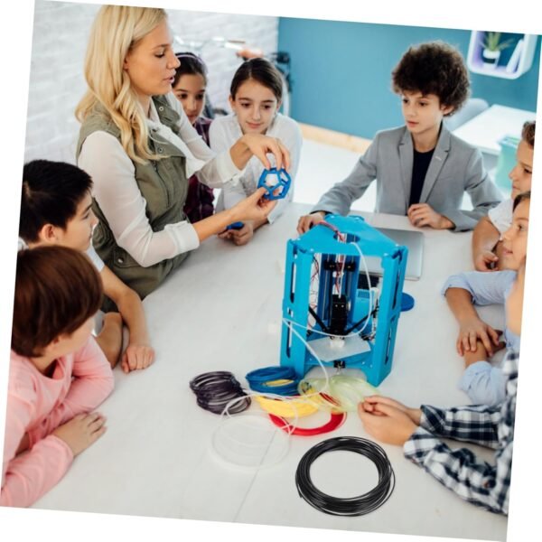 10m Abs Pen Filament Refills Each Shrinkage Compatible with Standard Printers for Creative Projects Black - Image 9