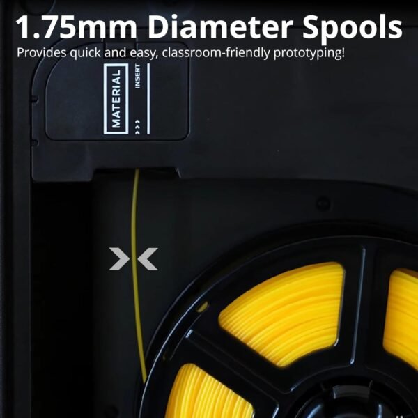 MakerBot MP05789 PLA 3D Printing Filament Small Spool with Grip Surface for Replicator Mini and Mini+ 3D Printers, Non-Toxic Resin (Red) - Image 3