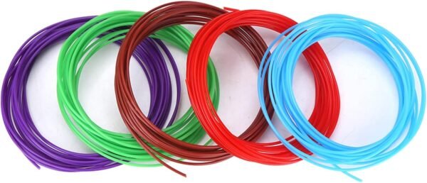20 Colors Filament Refills 1.75mm PCL, Pen Filament Refills for Low Temperature 3 D Pen PCL Filament Refills 16.4 Feet,3D Pen Material Refill 3D Pen Filament Refill - Image 6