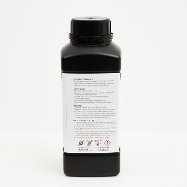 SuperRigid 3D Printer Resin 6.0GPa, 40% of Nano-Micro Ceramic Powder Filled for Ceramic Like Prototypes, Made in Korea by 3DMaterials (500g, White) - Image 10