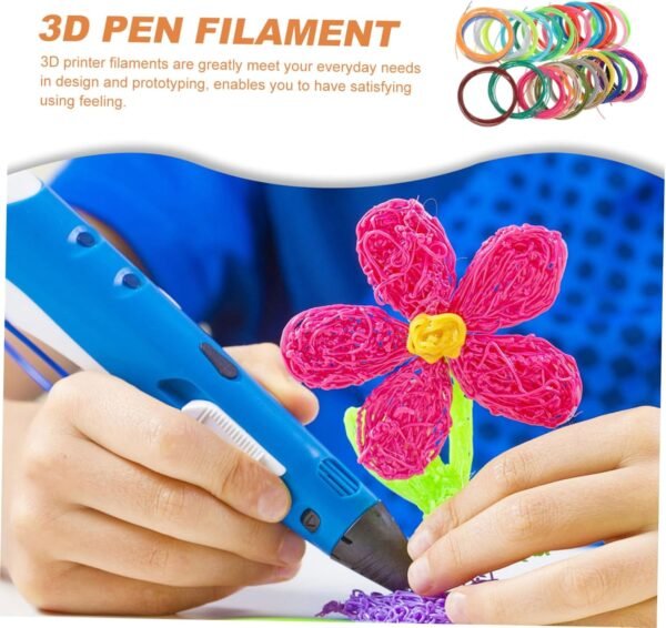 Pcl Pen Filament Refills Low-Temperature Bright Color Variety Printing Material for Creative Projects Compatible with Pens - Image 3