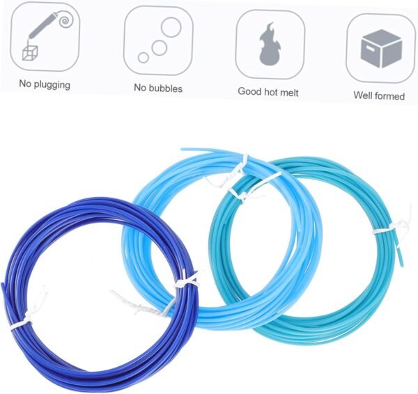 GLEAVI 20pcs Pen Filament Refills Compatible with Pens Pcl Low Temperature Printing Supplies for Art Crafts and DIY Projects - Image 9