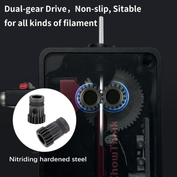 Black-Box V2.0 All Metal Direct Drive Feeding Extruder Kit Upgrade, Dual Gear Extruder and Extrusion Specific Motor for Ender 3/Ender 3 V2/Ender 3 neo/Ender 5/CR 10 3D Printers from ChowThink - Image 4