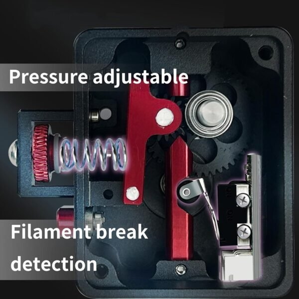 Black-Box V2.0 All Metal Direct Drive Feeding Extruder Kit Upgrade, Dual Gear Extruder and Extrusion Specific Motor for Ender 3/Ender 3 V2/Ender 3 neo/Ender 5/CR 10 3D Printers from ChowThink - Image 5