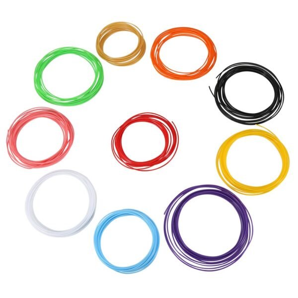 3D Printer Filaments 3D Pen Filament Pen Filament for Printer 3D Printing Materials 10 Colors 5M/Roll Pen Filament for - Image 5