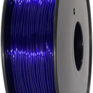 BORDSTRACT 3D Printer Consumables, 1.75mm 0.8kg TPU Flexible, Transparent Violet Color FDM Printing Pen Filament for Common 3D Printers