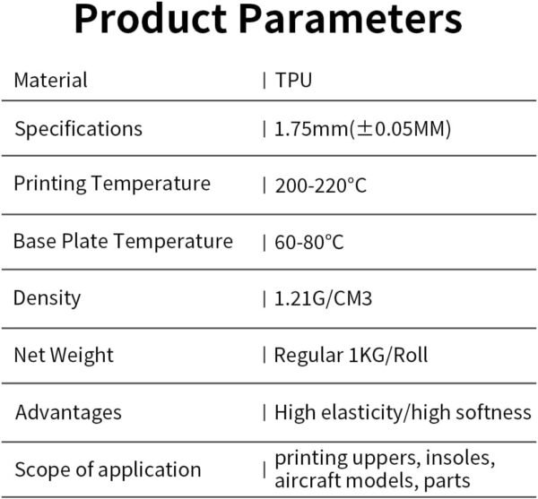 BORDSTRACT 3D Printer Consumables, 1.75mm 0.8kg TPU Flexible, Transparent Violet Color FDM Printing Pen Filament for Common 3D Printers - Image 6