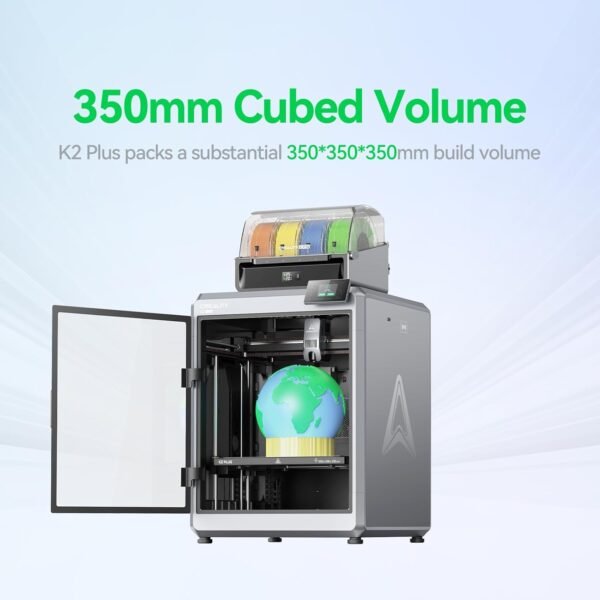Creality K2 Plus Combo 3D Printer, Support Multi-Color 3D Printing with CFS, 600mm/s Max High-Speed Printing, Fully Assembled Auto Leveling and ≤45 dB Quiet 3D Printers (K2 Plus Combo) - Image 3