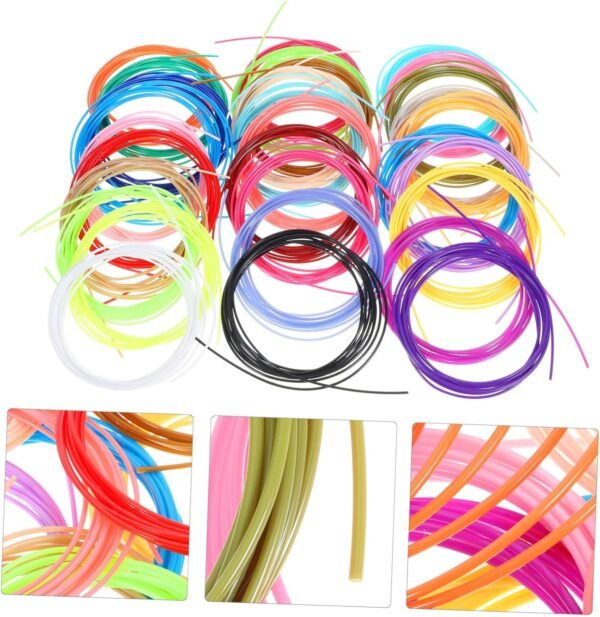 30rolls Color Pen Filament Refill Abs Material Feet Total Vibrant Printing Supplies for Art Smooth Efficient for All Skill Levels - Image 5