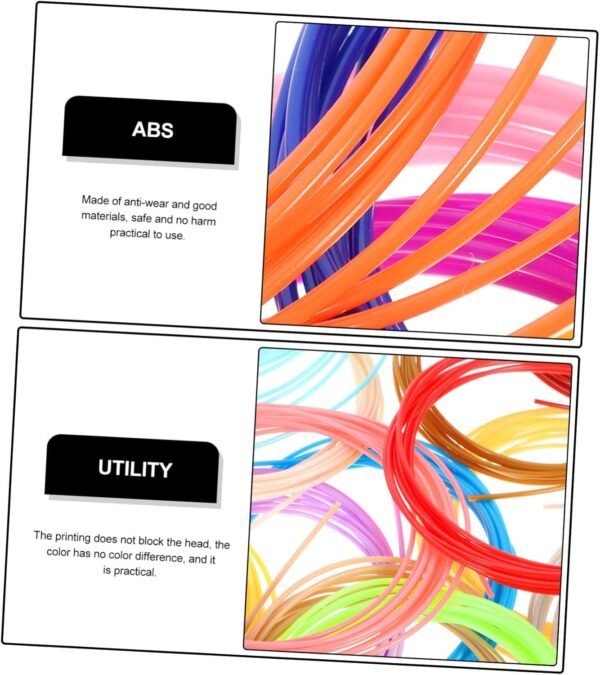 30rolls Color Pen Filament Refill Abs Material Feet Total Vibrant Printing Supplies for Art Smooth Efficient for All Skill Levels - Image 6