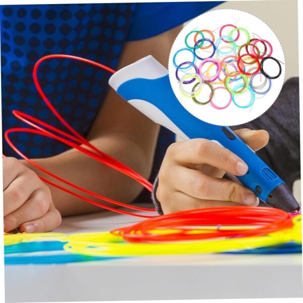 30rolls Color Pen Filament Refill Abs Material Feet Total Vibrant Printing Supplies for Art Smooth Efficient for All Skill Levels - Image 7