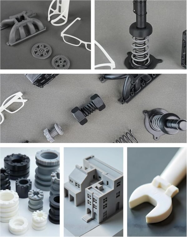 Inslogic Nylon-Like Tough 3D Printer Resin, High Impact Resistance & Flexibility for LCD, DLP, SLA Resin 3D Printers, Durable, Low Shrinkage, 365-405nm UV-Curing Resin, 1kg, Dark Gray - Image 9