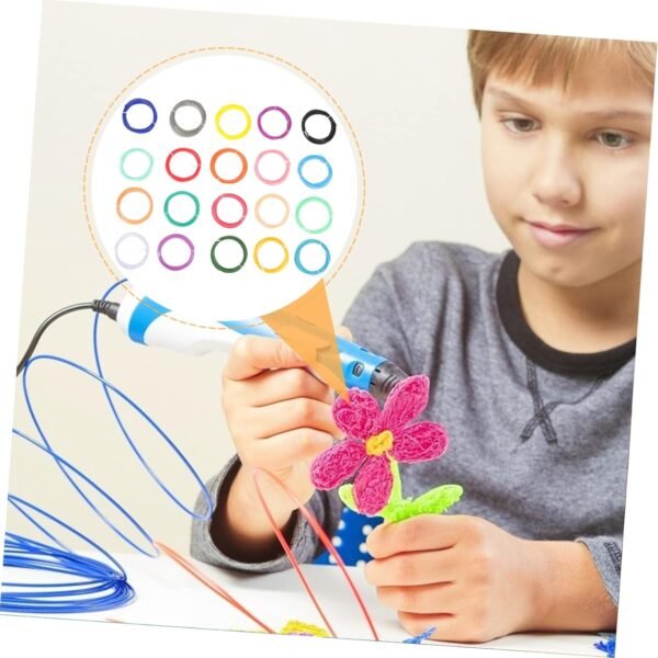 20pcs Pcl Pen Filament Low Temperature Compatible Vibrant Colors for Creative Projects Smooth Printing for Crafting Fun - Image 8