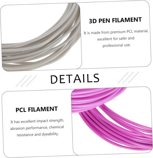 20pcs Pcl Pen Filament Low Temperature Compatible Vibrant Colors for Creative Projects Smooth Printing for Crafting Fun - Image 9